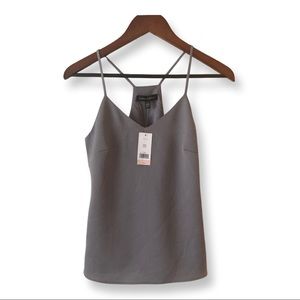 NWT Strappy Banana Republic XXS Petite Grey Tank